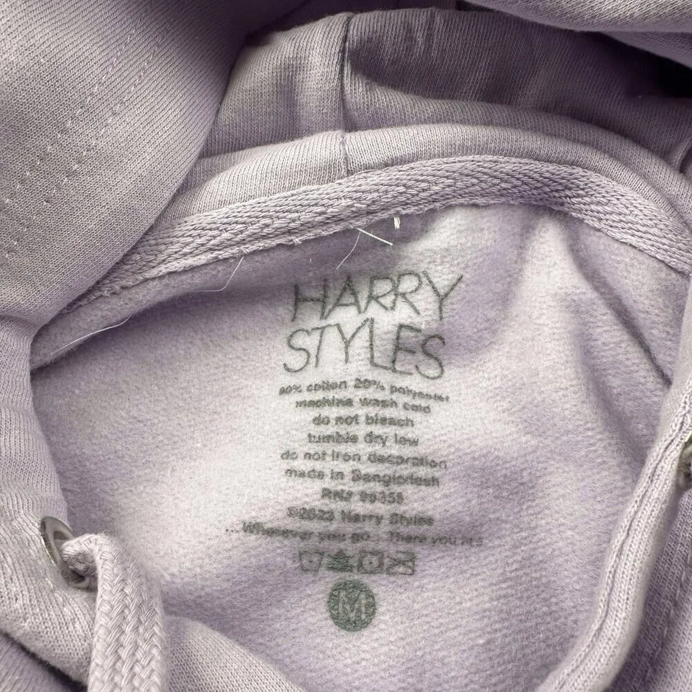 Harry Styles Merch Love on Tour Track List Lavender M Hoodie Harrys House Medium - Picture 3 of 3